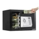 Bedobónyílásos trezor 17 liter széf elülső praktikus bedobónyílással