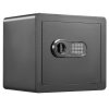 Fali széf 34 literes digitális bútorszéf kulcsos és jelszavas nyitással, tűzálló pénztartó tasakkal