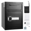 Széf 65 literes bedobónyílásos depószéf 355x355x515 mm elektronikus kódzárral és vésznyitó kulccsal 