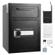 Széf 65 literes bedobónyílásos depószéf 355x355x515 mm elektronikus kódzárral és vésznyitó kulccsal 