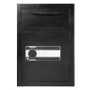 Széf 65 literes bedobónyílásos depószéf 355x355x515 mm elektronikus kódzárral és vésznyitó kulccsal 