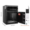 Széf 65 literes bedobónyílásos depószéf 355x355x515 mm elektronikus kódzárral és vésznyitó kulccsal 