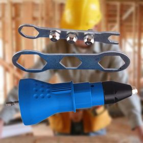   Szegecshúzó adapter akkus fúrógéphez csavarozóhoz popszegecs húzó 