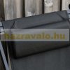 Összecsukható kemping szék 2 db kerti szék állítható háttámlával fekete