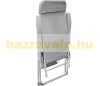 Aluminum folding garden chair 4 adjustable high back camping chairs 