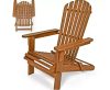 Wooden folding garden chair acacia wood with ergonomic design 84x69x94 cm