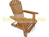 Wooden folding garden chair acacia wood with ergonomic design 84x69x94 cm