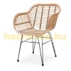 Polirattan chair wicker armchair 2 pieces can be used both indoors and outdoors
