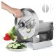Ipari kézi zöldségszeletelő állítható vastagsággal 0–12 mm rozsdamentes acél ételszeletelő, tartalék pengével