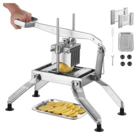   Ipari kézi zöldségszeletelő 9,5 mm /4,8 mm szeletelés, szeletelőgép, rozsdamentes acél penge