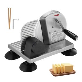   Kézi kenyér- és sajtszeletelő gép állítható szeletvastagság 0–15 cm rozsdamentes acél penge
