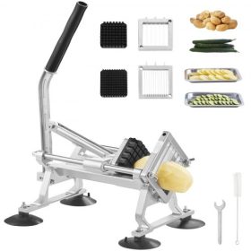   Kézi zöldségszeletelő 6,35 mm / 9,5 mm / 12,7 mm vágás rozsdamentes acél penge, zöldségvágó