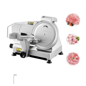   Elektromos szeletelőgép ø250mm tárcsa180W állítható vastagság 0-10mm hús, sajt, kenyér szeleteléséhez