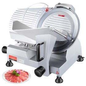   Szeletelőgép ø300 mm tárcsa 320W Ipari elektromos sonka szalámi felvágott szeletelő