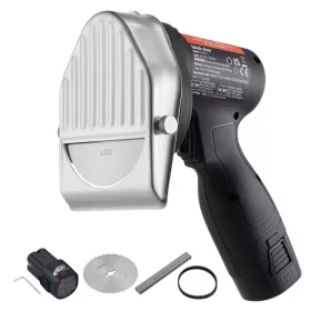   Ipari vezeték nélküli dönervágó kés 80W hússzeletelő gép 100 mm penge, 0–8 mm állítható vágásvastagság