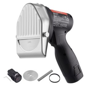   Ipari vezeték nélküli dönervágó kés 80W hússzeletelő gép 100 mm penge, 0–8 mm állítható vágásvastagság