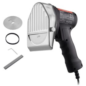   Elektromos döner vágókés, 80W rozsdamentes acél gyros vágó 100 mm pengeátmérő