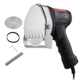   Elektromos dönerkés 80W 2 rozsdamentes acél penge, állítható szeletvastagsággal 0–8 mm, 10 cm pengehossz