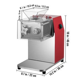   Ipari hússzeletelő gép 850W 10 mm szeletelésvastagság 250 kg/óra kapacitás