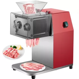  Ipari hús- és zöldségszeletelő gép 850W, 250 kg/óra kapacitás 7 mm vágásvastagság