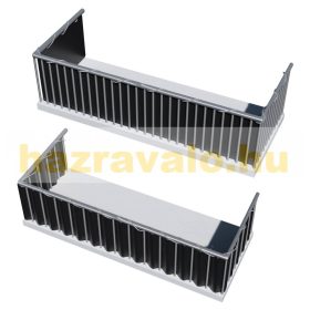   Erkély szélfogó belátásgátló ponyva tartós anyagból 75 cm széles 6 méter hosszú antracit színben