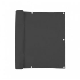   Erkélykorlát belátásgátló Teraszkorlát árnyékoló 600x75 cm antracit