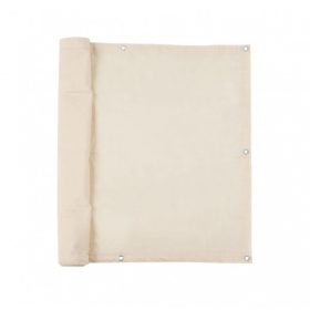   Erkély belátásgátló szélfogó 300 x 75 cm kiváló minőségű, vízálló és szélálló anyagból krém