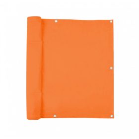   Erkély belátásgátló szélfogó 600 x 90 cm kiváló minőségű, vízálló és szélálló anyagból narancssárga