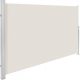 Room divider outdoor and indoor screen 300X160 cm beige windbreak with white frame