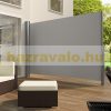 Space divider outdoor and indoor screen 300X160 cm gray windbreak with white frame