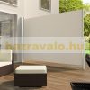 Room divider outdoor and indoor screen 300X180 cm beige windbreak with white frame