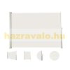 Room divider outdoor and indoor screen 300X180 cm beige windbreak with white frame