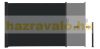 Room divider outdoor and indoor screen 300x200 cm with black windproof anthracite frame
