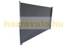Room divider outdoor and indoor screen 300x200 cm with black windproof anthracite frame