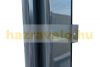 Room divider outdoor and indoor screen 300x200 cm with black windproof anthracite frame
