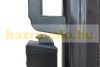Room divider outdoor and indoor screen 300x200 cm with black windproof anthracite frame