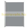 Térleválasztó kültéri és beltéri paraván 200x300 cm szürke szélfogó fehér vázzal