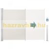 Room divider outdoor and indoor screen 200x300 cm beige windbreak with white frame
