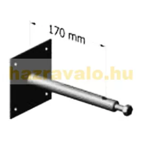 Szélkakas oldalt szerelhető tartó