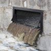 Szellőzőrács 406x203 mm fekete, horganyzott acél elszívórács árvízvédelmi szellőzőnyílás