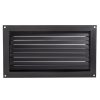 Szellőzőrács árvizes területre 406 x 813 mm fekete, horganyzott acél árvízvédelmi rács