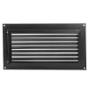 Szellőzőrács árvizes területre 406 x 813 mm fekete, horganyzott acél árvízvédelmi rács