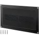 Szellőzőrács 406x203 mm fekete, horganyzott acél árvízvédelmi rács