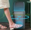 Sensor trash can 16 liter sensor trash can with automatic motion sensor, rechargeable battery, white