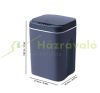 Sensor trash can 16 liter sensor trash can with automatic motion sensor, rechargeable battery, white