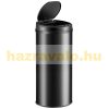 Stainless steel dustbin black sensor bin 56 l sensor waste bin