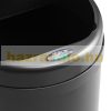 Stainless steel dustbin black sensor bin 56 l sensor waste bin