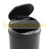 Stainless steel dustbin black sensor bin 56 l sensor waste bin