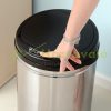 Stainless steel automatic trash can 30 liter sensor trash can