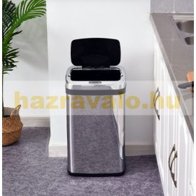   Rozsdamentes acél szemetes szenzoros kuka 30 l hulladékgyűjtő